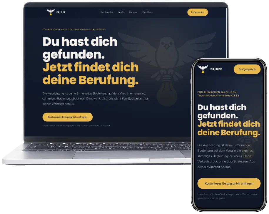Website für Fridee