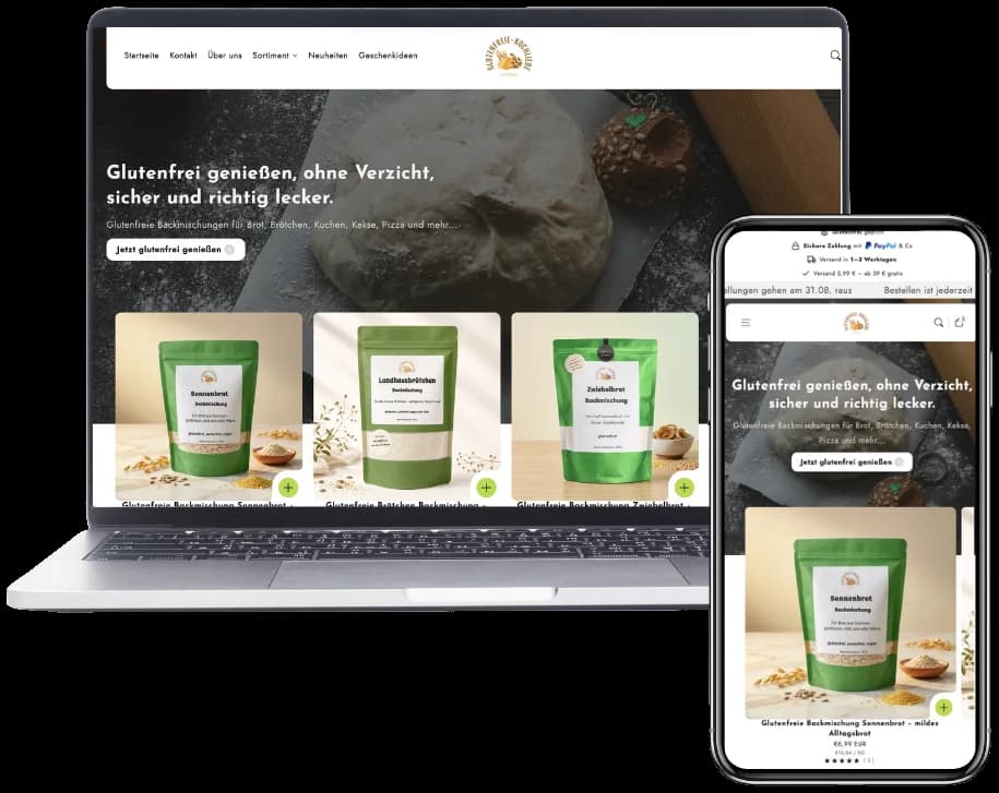 Website für Glutenfreie Kochliebe
